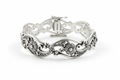 Beautiful handcrafted silver bracelet featuring intricate detailing and a comfortable fit. This versatile piece complements any outfit, from casual to formal.

Made from sterling silver